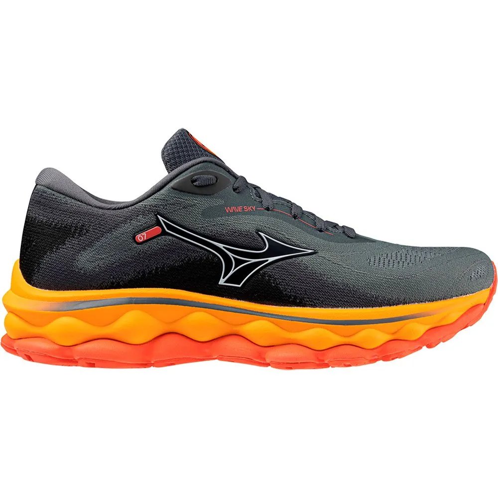 Mizuno Wave Sky 7 Löparskor female, Turbulence / white / carrot curl Mizuno Wave Sky 7 Löparskor female, Turbulence / white / carrot curl