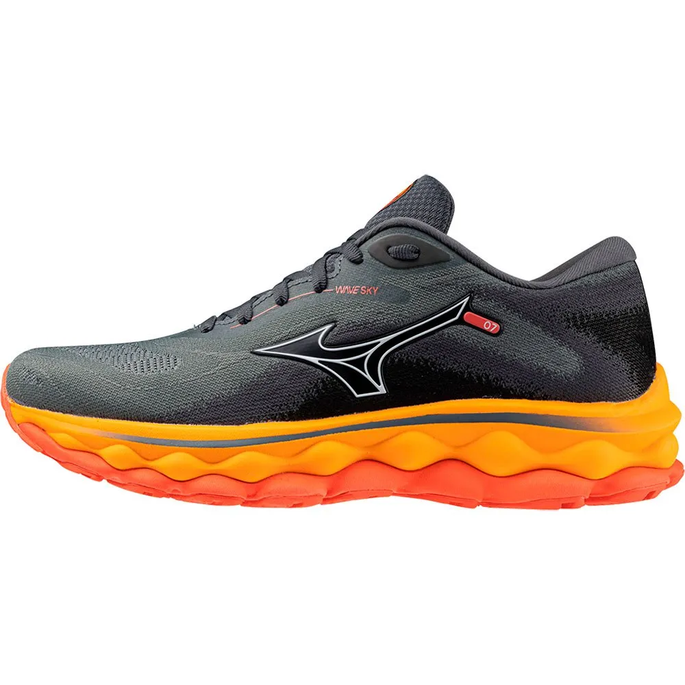 Mizuno Wave Sky 7 Löparskor female, Turbulence / white / carrot curl Mizuno Wave Sky 7 Löparskor female, Turbulence / white / carrot curl