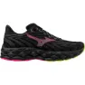 Mizuno Wave Sky 8 Unisex Löparskor male, Black / silver / pink tetra