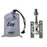MKS Clip On 9/16´´ Cykelpedaler, Titanium, One Size