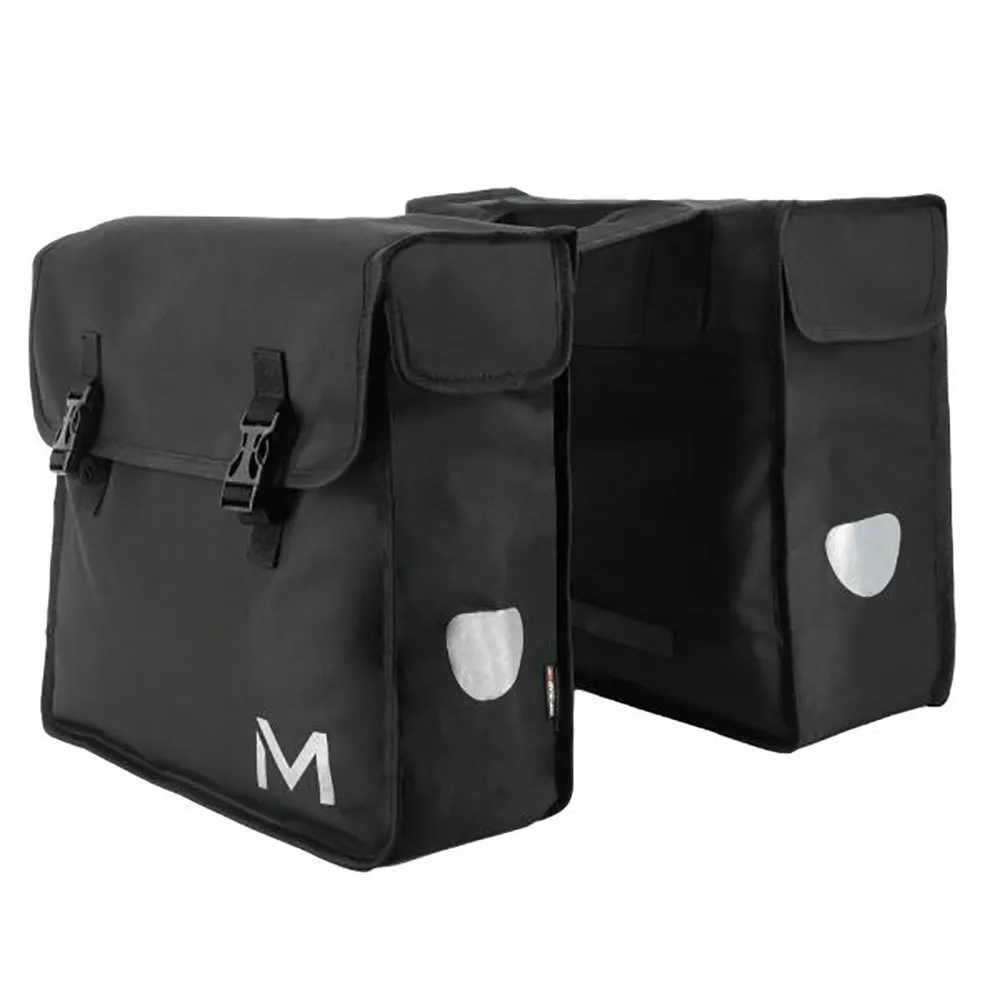 Mobilis Double Luggage Carrier Sidoväskor 30l, Black, One Size