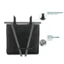 Mobilis Double Luggage Carrier Sidoväskor 30l, Black, One Size