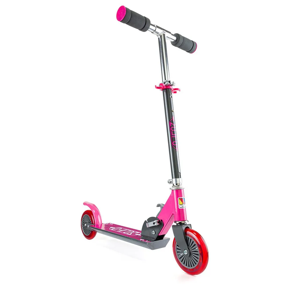 Molto Hopfällbar 2-hjulig Scooter Med Justerbar Höjd Och Två Stödpositioner 50kg 72-77 Cm, Multicolor, One Size