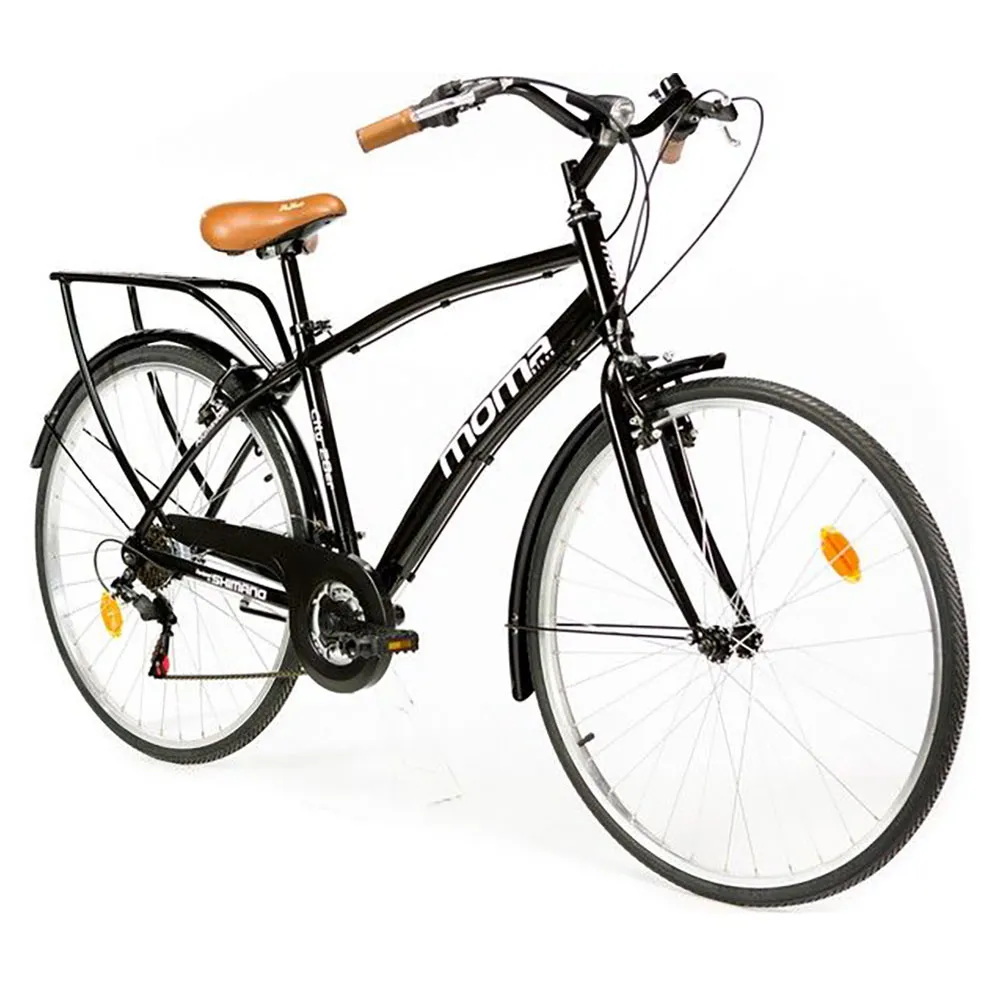 Momabikes City 28´´ Tz-500 Cykel, Black, One Size