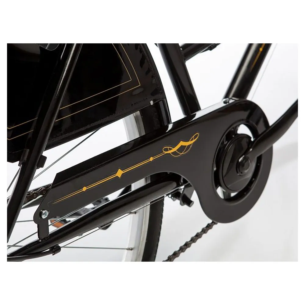 Momabikes Holanda 28´´ Tz-500 Cykel, Black / yellow, One Size