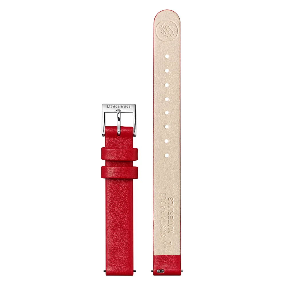 Mondaine Grape Qr 12 Mm Rem, Red