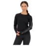Mons Royale Bella Tech T-shirt Med Lång ärm, Black, M