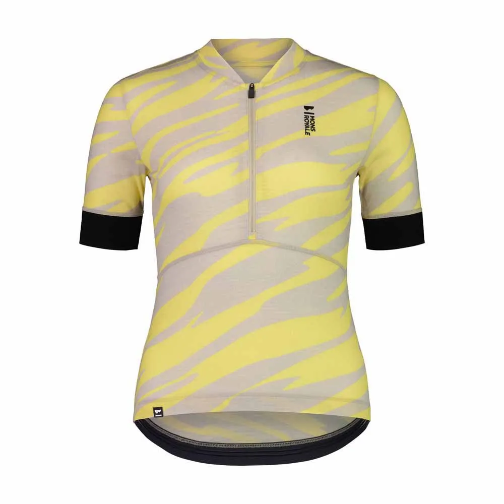 Mons Royale Cadence Kortärmad Endurotröja, Limelight camo, XL