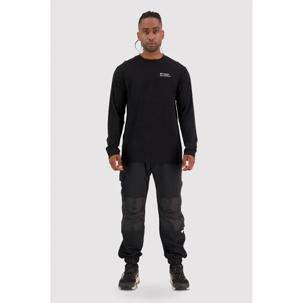 Mons Royale Icon T-shirt Med Lång ärm, Black, XL Mons Royale Icon T-shirt Med Lång ärm, Black, XL