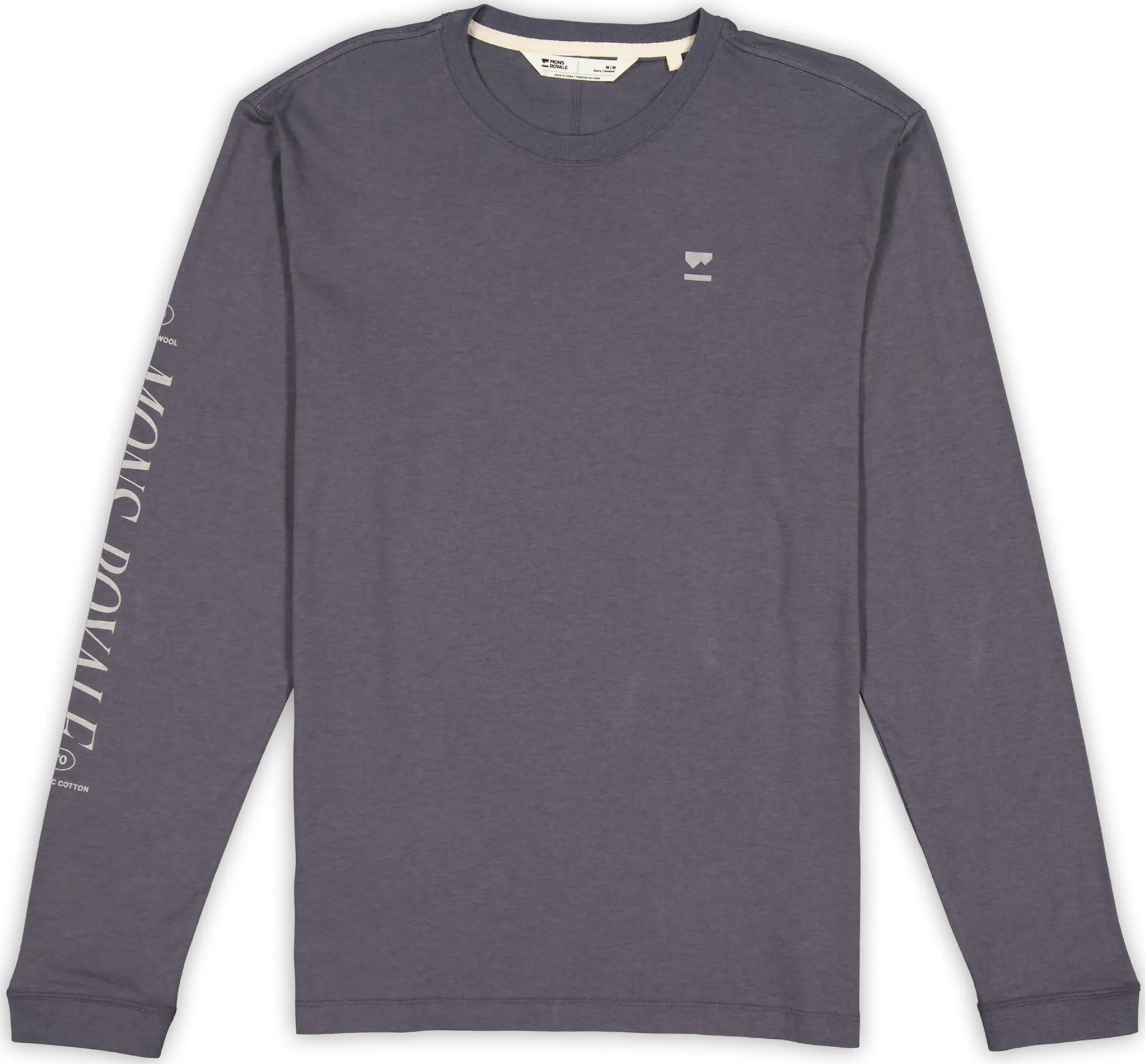 Mons Royale Men's Yonder Merino Organic Cotton Long Sleeve