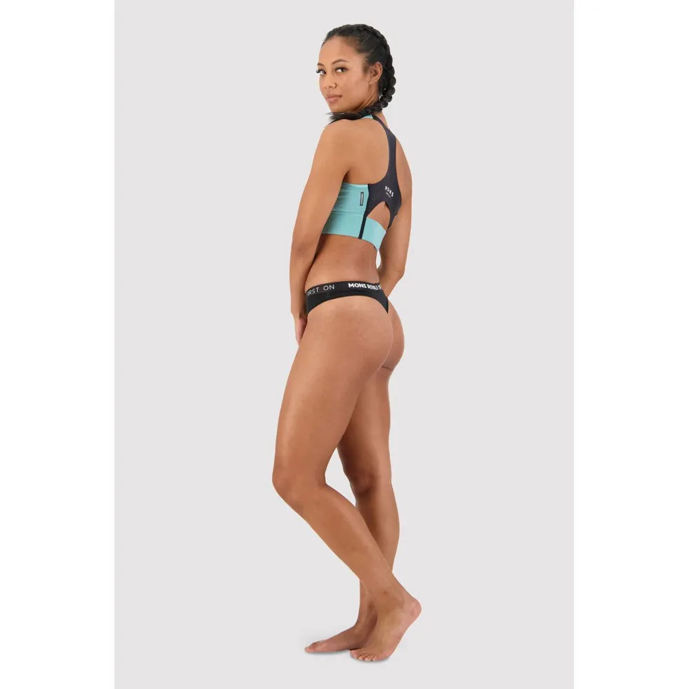 Mons Royale Merino Thong Trosor, Black