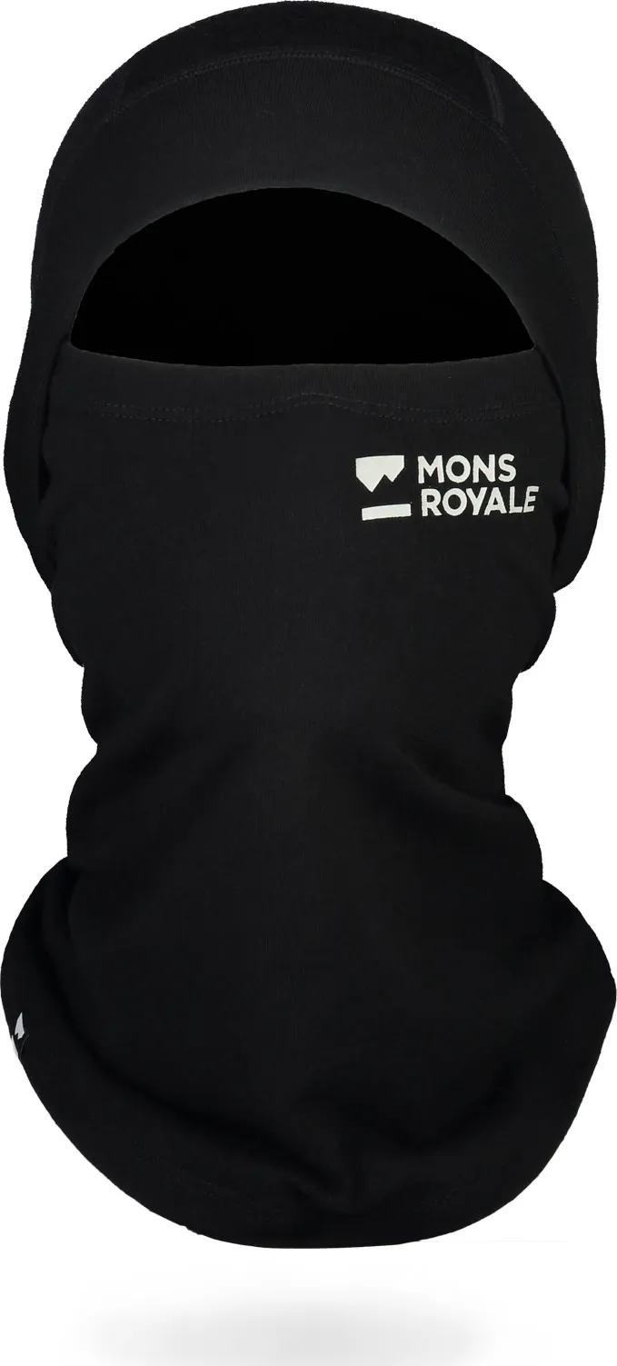 Mons Royale Olympus Merino Balaclava, Black Mons Royale Olympus Merino Balaclava, Black