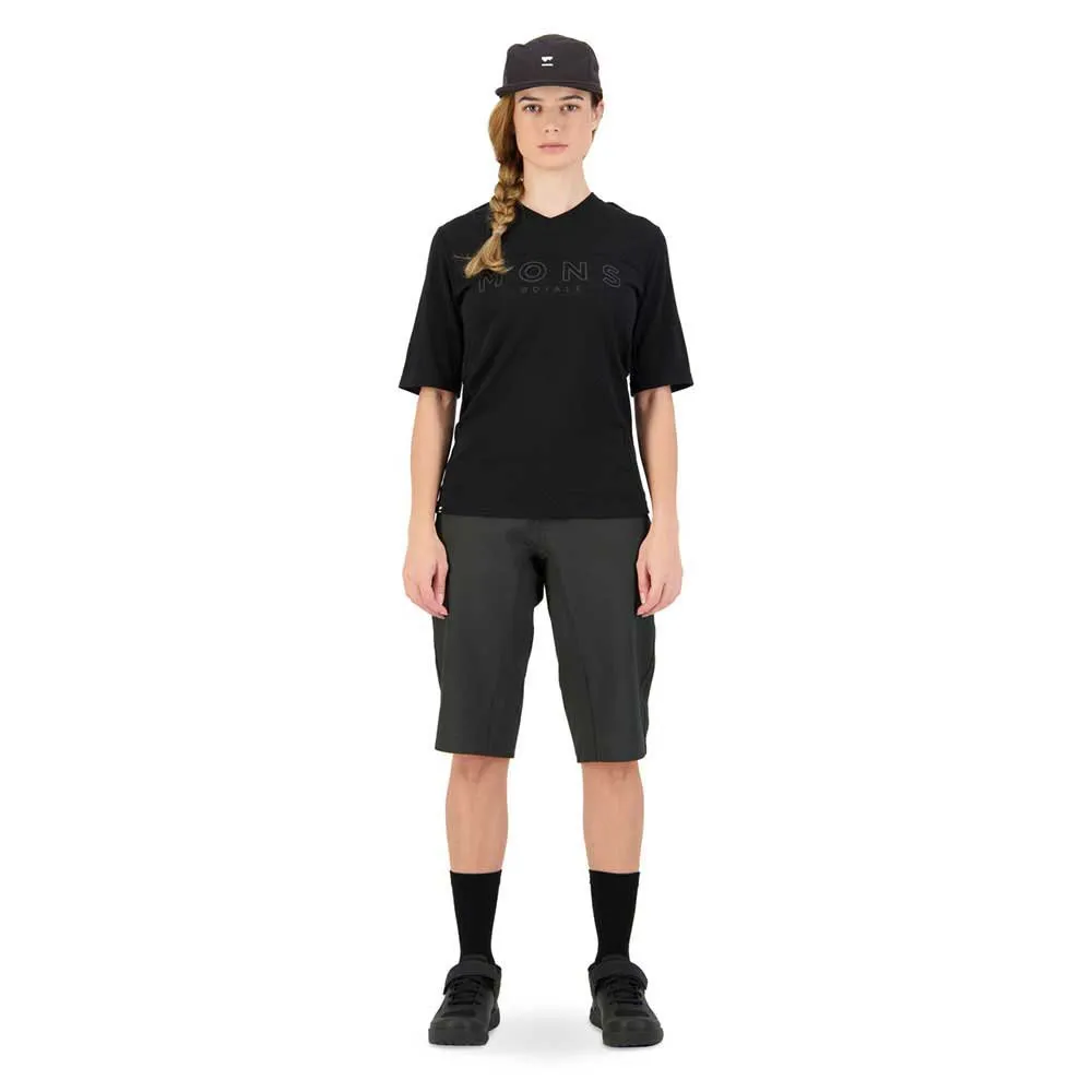 Mons Royale Redwood Vt Kortärmad Endurotröja, Black, XS Mons Royale Redwood Vt Kortärmad Endurotröja, Black, XS