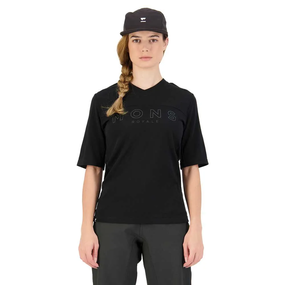Mons Royale Redwood Vt Kortärmad Endurotröja, Black, XS Mons Royale Redwood Vt Kortärmad Endurotröja, Black, XS