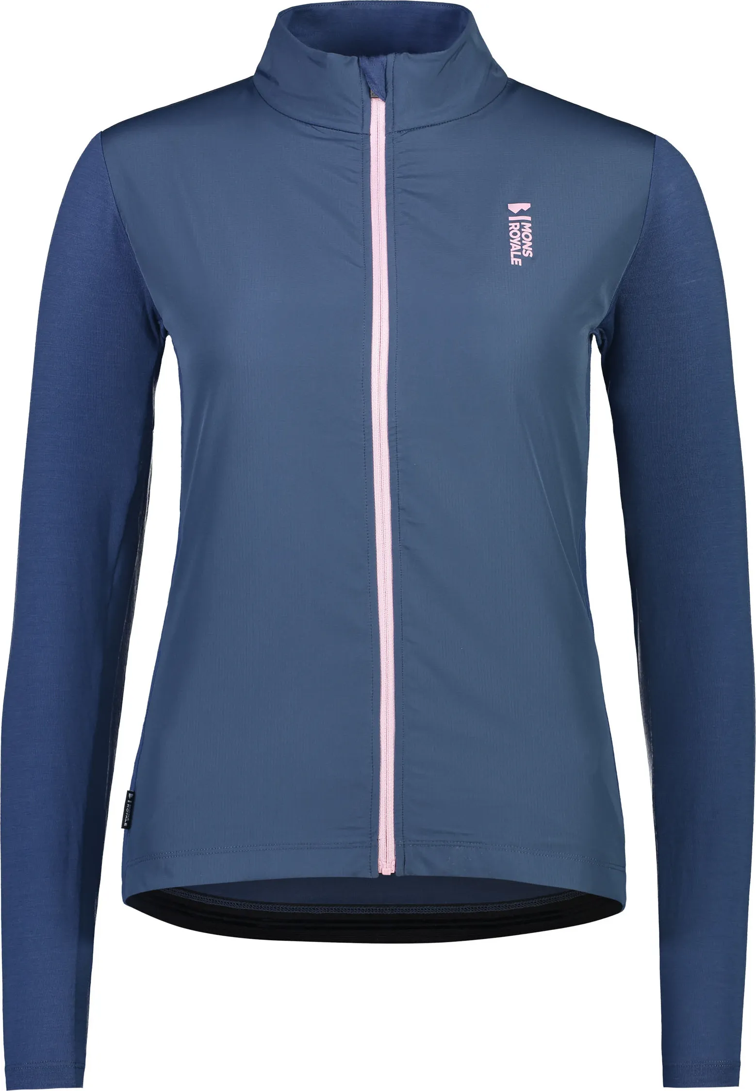 Mons Royale Women's Redwood Wind Jersey, Dark Denim Mons Royale Women's Redwood Wind Jersey, Dark Denim