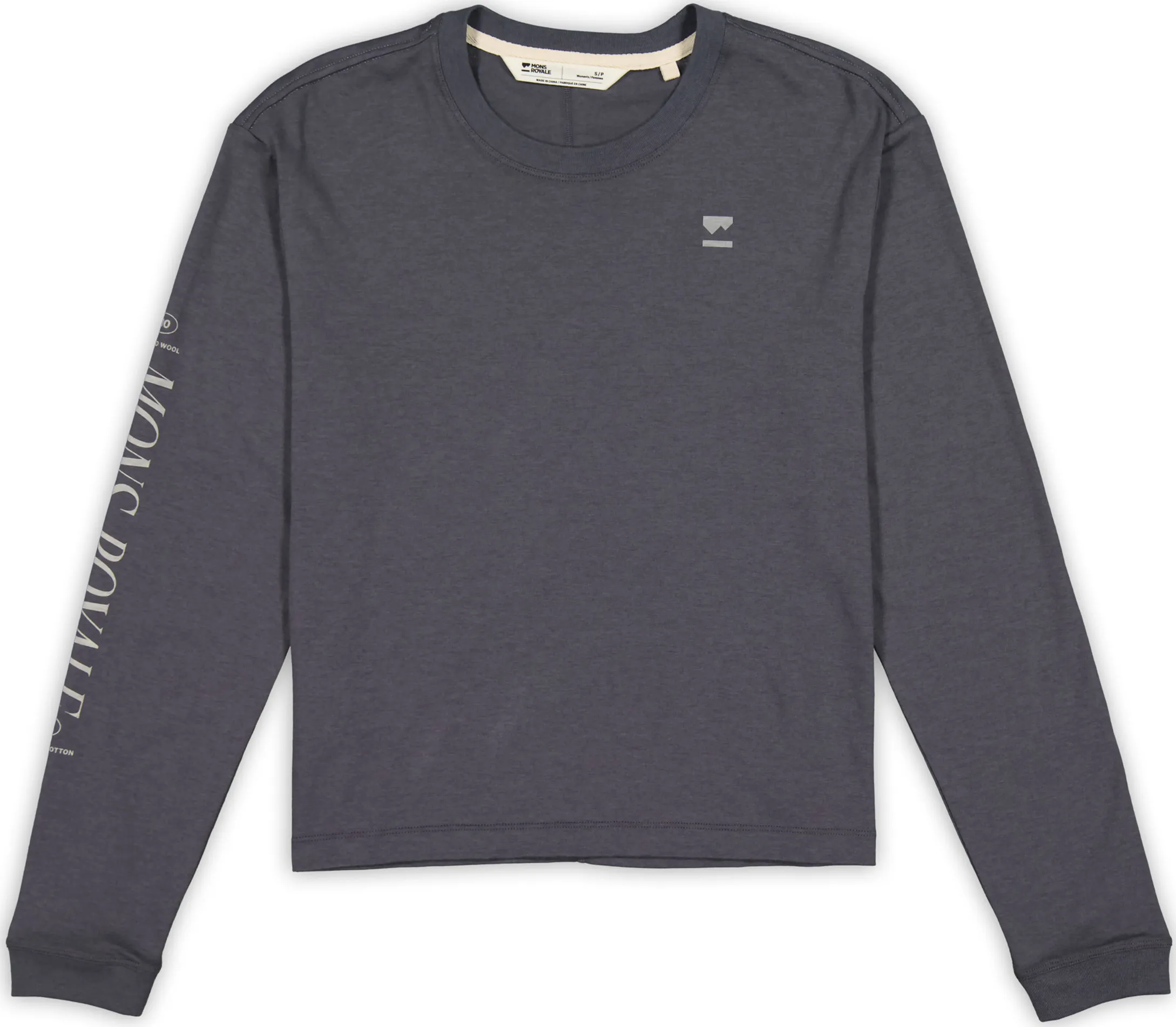 Mons Royale Women's Yonder Merino Organic Cotton Long Sleeve