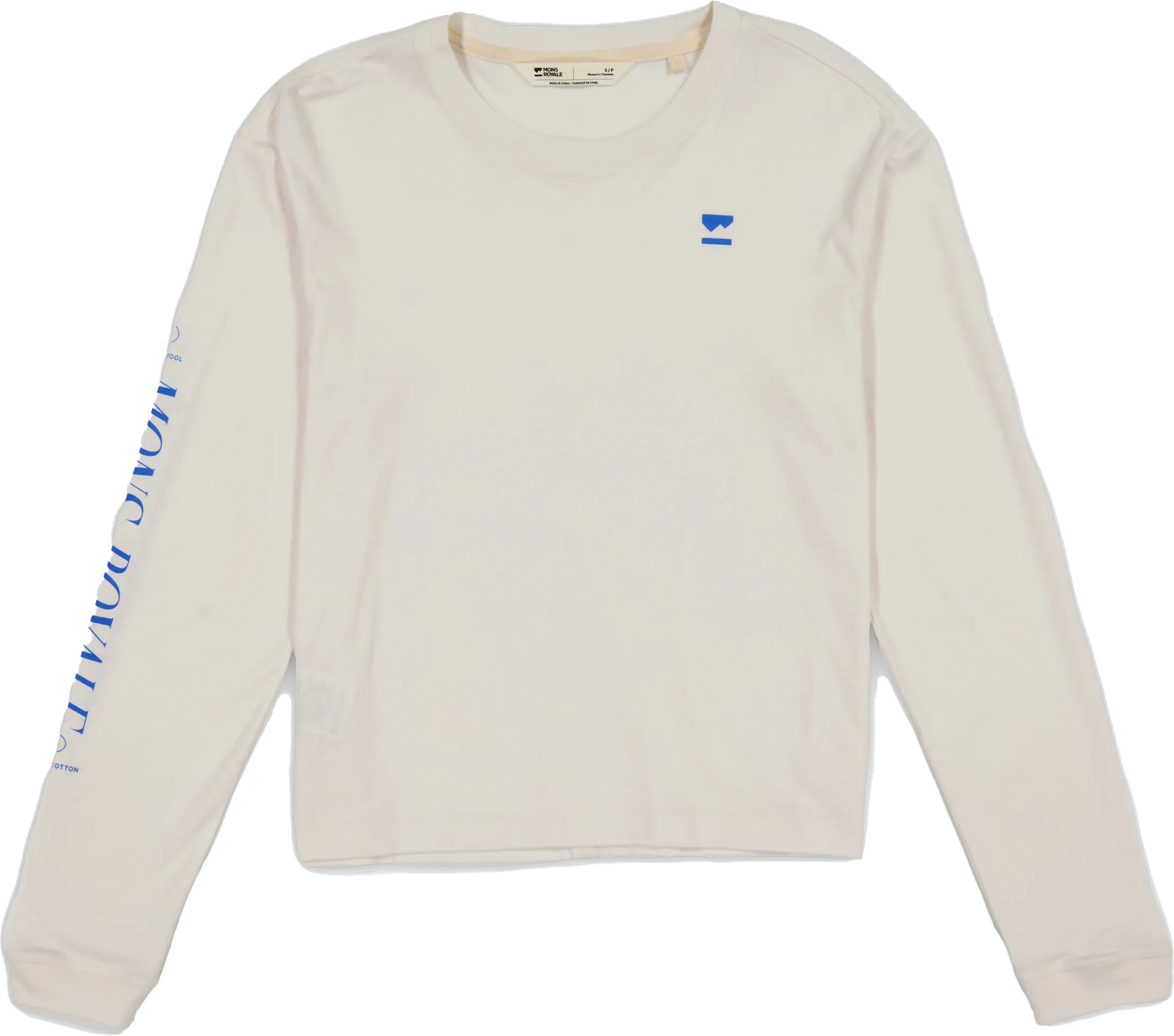 Mons Royale Women's Yonder Merino Organic Cotton Long Sleeve