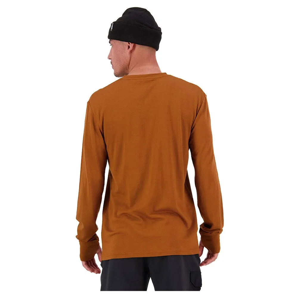 Mons Royale Yotei Classic T-shirt Med Lång ärm, Copper, L Mons Royale Yotei Classic T-shirt Med Lång ärm, Copper, L