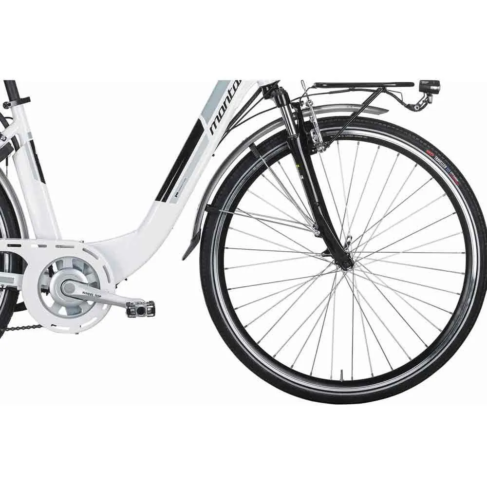 Montana Bikes E-ayda 700 Promovec Ty-300 2024 Elcykel, White, One Size, 396Wh