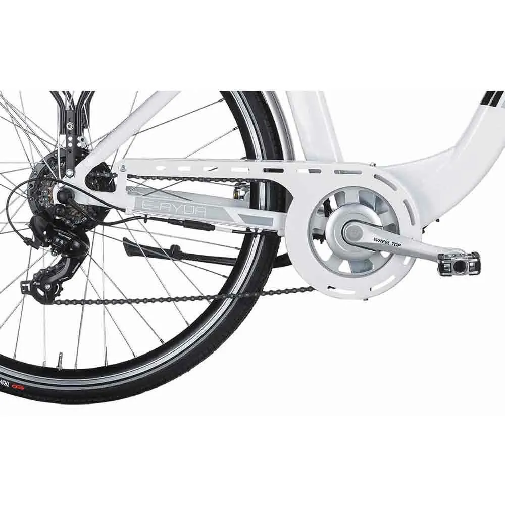 Montana Bikes E-ayda 700 Promovec Ty-300 2024 Elcykel, White, One Size, 396Wh