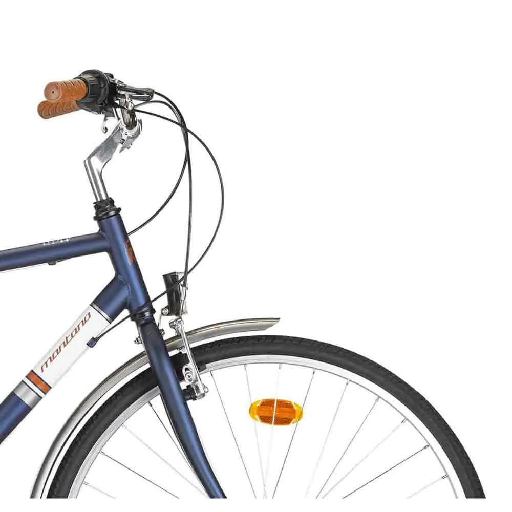Montana Bikes Streetland Man 700 Ty-21 1x7s 2024 Cykel, Blue, One Size