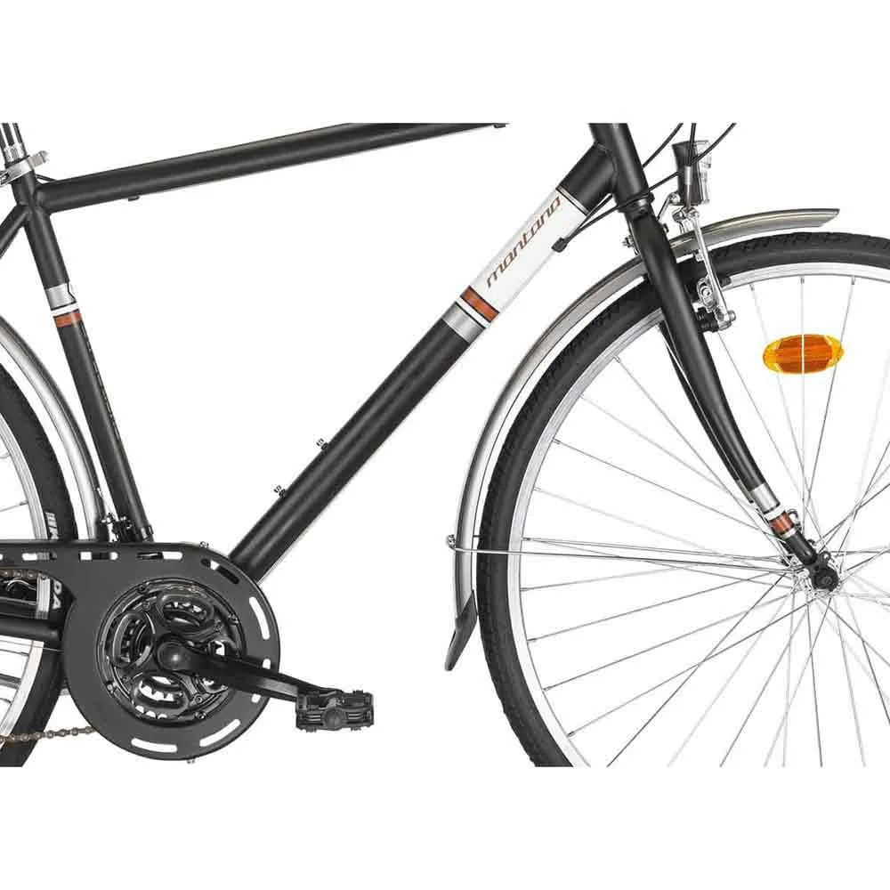 Montana Bikes Streetland Man 700 Ty-21 3x7s 2024 Cykel, Black, One Size