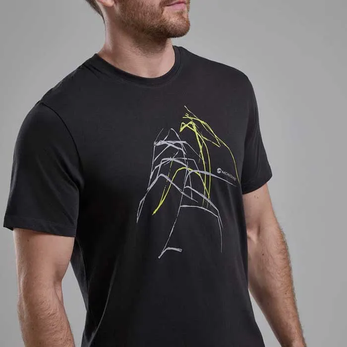 Montane Abstract Mountain T-shirt Med Korta ärmar