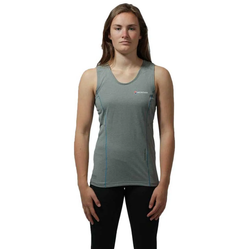 Montane Blade ärmlös T-shirt, Stratus grey
