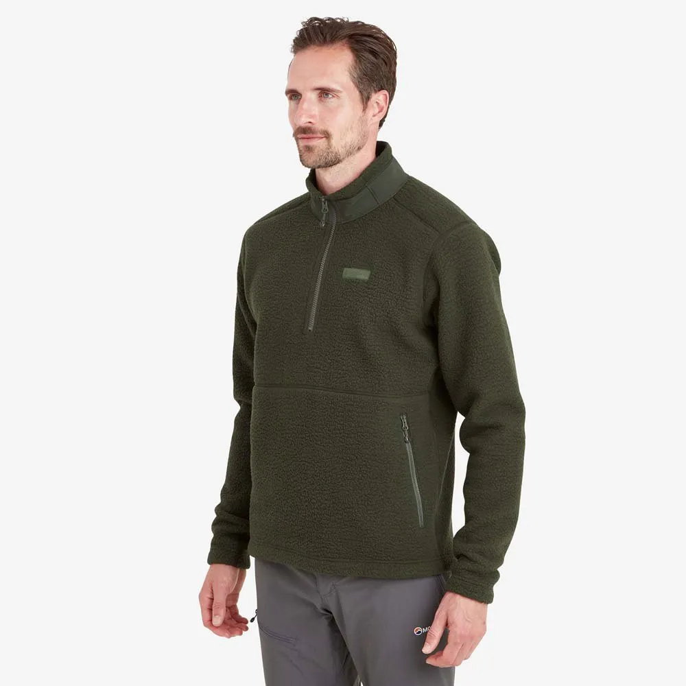 Montane Chonos Smock Fleece, Oak green Montane Chonos Smock Fleece, Oak green