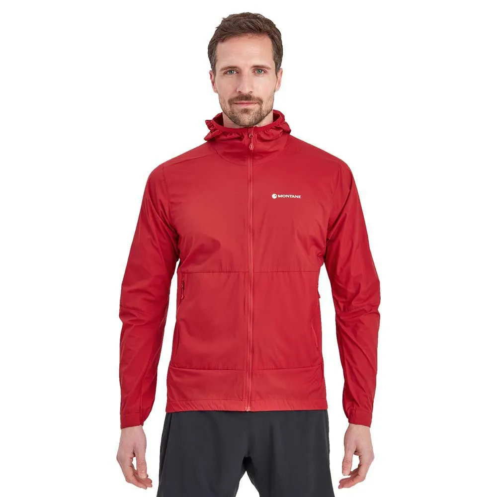 Montane Feather Lite Tröja Med Huva, Acer red