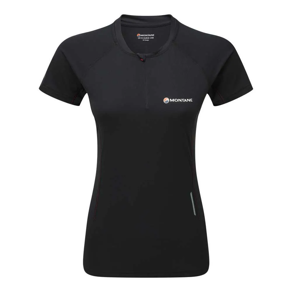 Montane Snap T-shirt Med Korta ärmar, Black