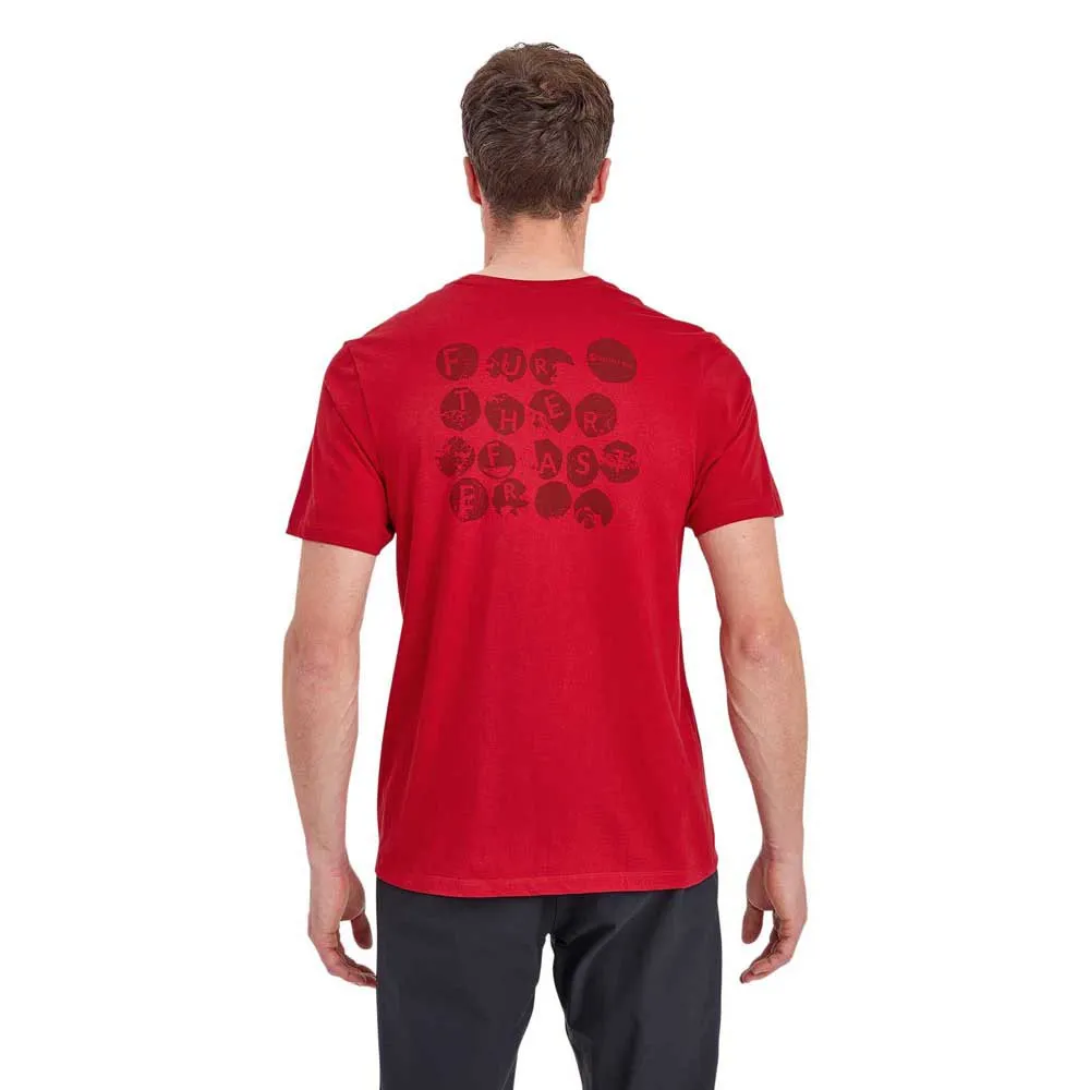 Montane Transpose T-shirt Med Korta ärmar, Acer red