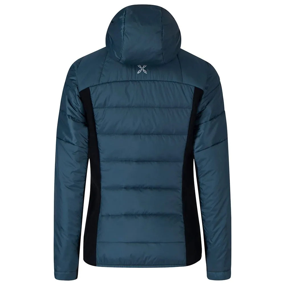 Montura Cervino Hoody Fleecejacka Med Huva, Ash blue / pink sugar Montura Cervino Hoody Fleecejacka Med Huva, Ash blue / pink sugar