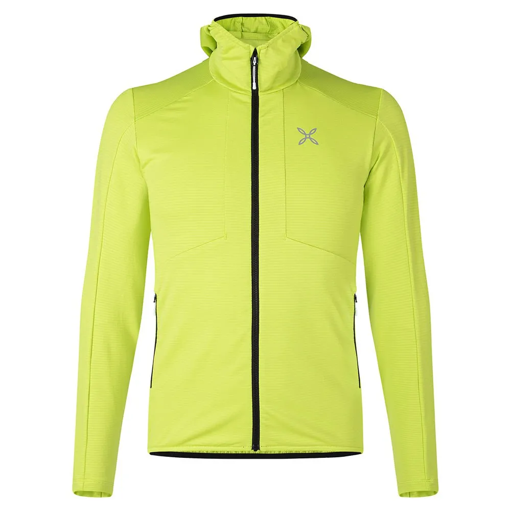 Montura Kristall Fleecejacka Med Dragkedja, Green lime