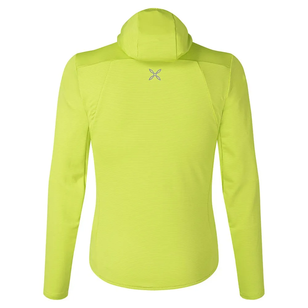 Montura Kristall Fleecejacka Med Dragkedja, Green lime