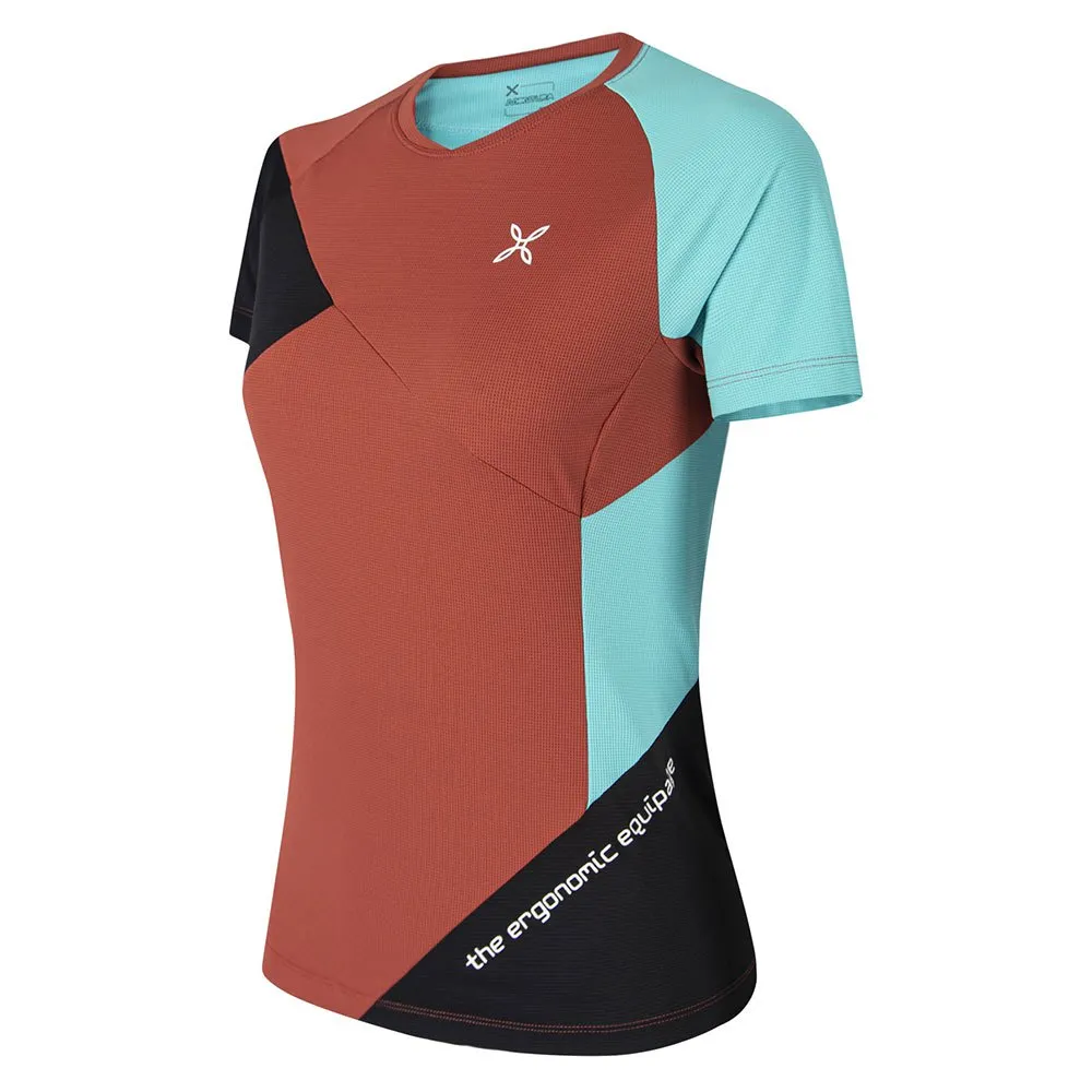 Montura Rock T-shirt Med Korta ärmar, Tobacco / care blue