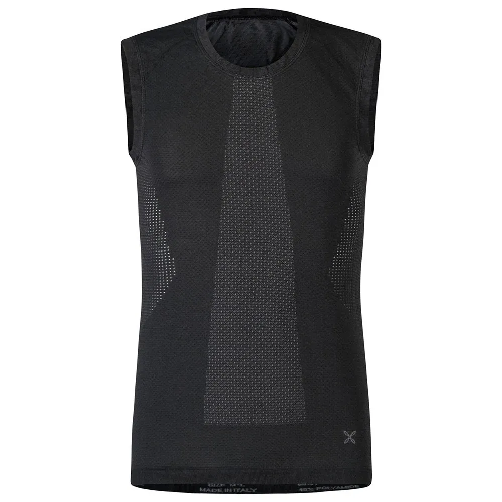 Montura Seamless Ultra-l Pack ärmlös T-shirt, Black