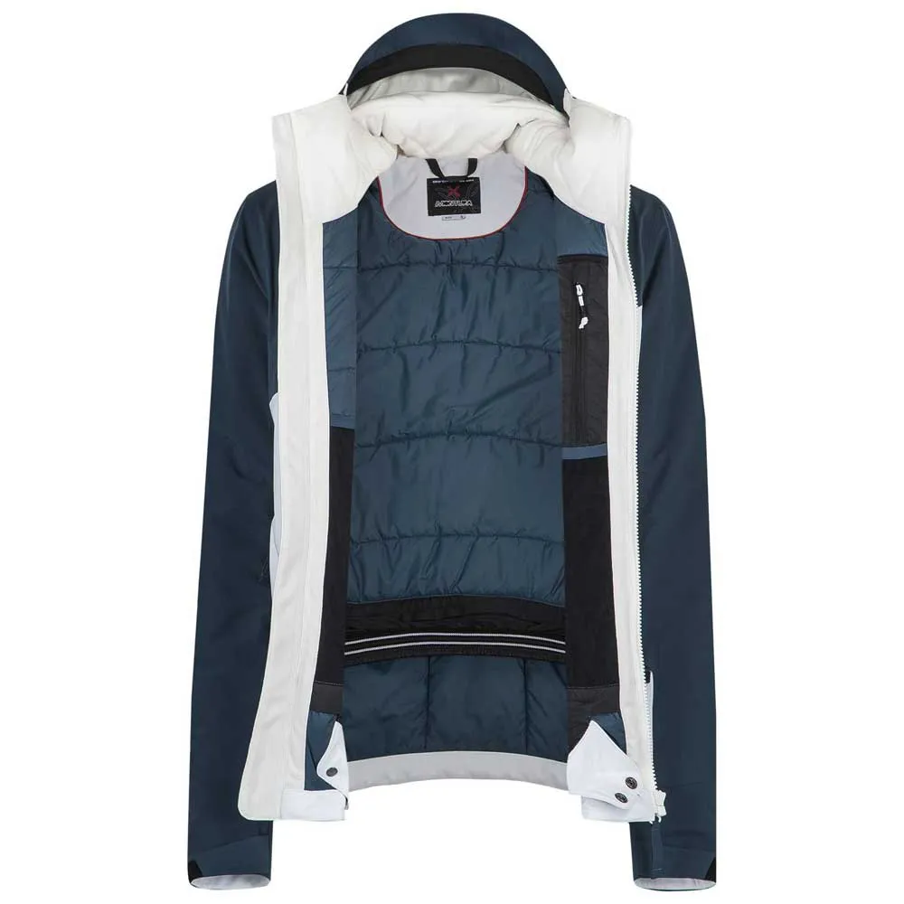 Montura Ski Fleece Med Halv Dragkedja, White / ash blue Montura Ski Fleece Med Halv Dragkedja, White / ash blue