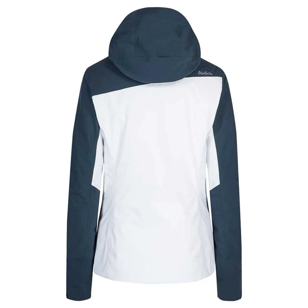 Montura Ski Fleece Med Halv Dragkedja, White / ash blue Montura Ski Fleece Med Halv Dragkedja, White / ash blue