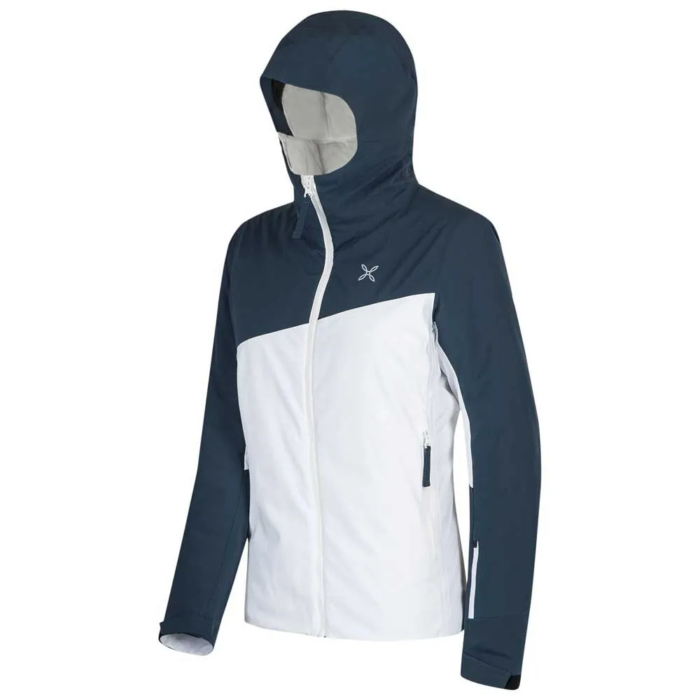 Montura Ski Fleece Med Halv Dragkedja, White / ash blue Montura Ski Fleece Med Halv Dragkedja, White / ash blue