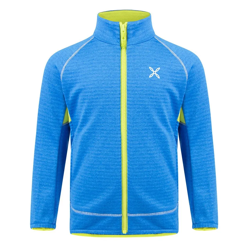 Montura Thermal Color Maglia Fleece, Sky blue / green lime, 3Y
