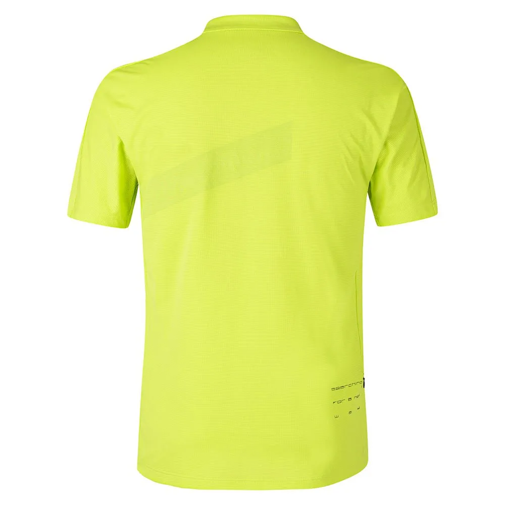 Montura Way Zip T-shirt Med Korta ärmar, Green lime