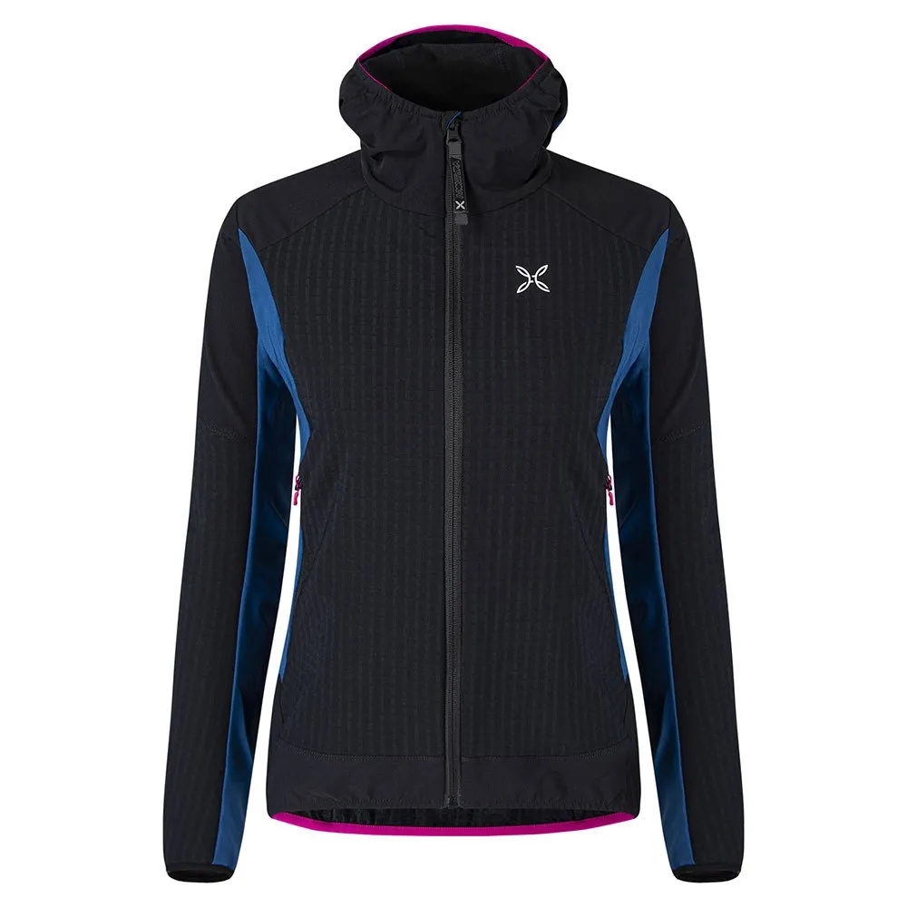 Montura Wind Revolution Softshelljacka, Black / deep blue