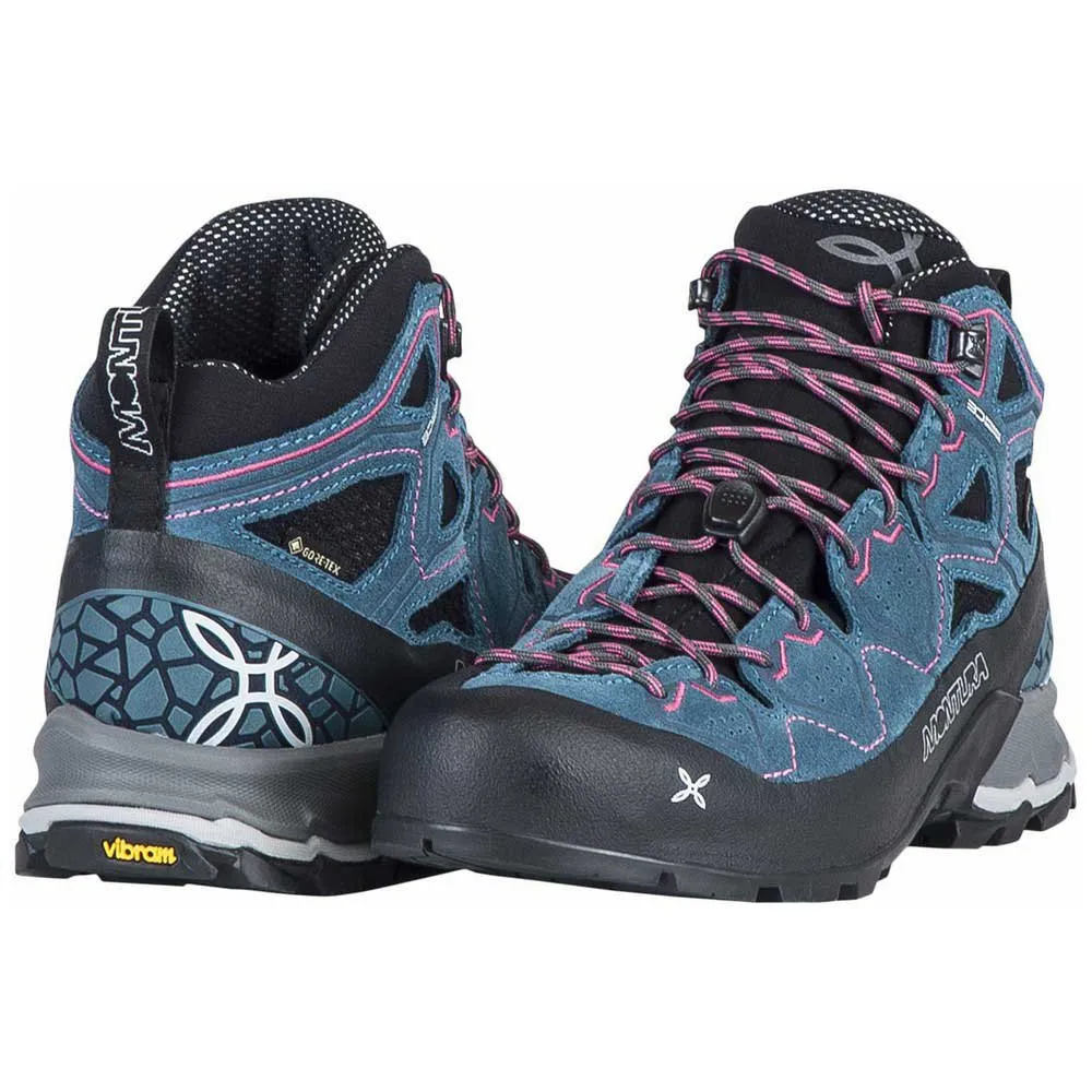 Montura Yaru Tekno Goretex Vandringskängor, Baltic / pink sugar