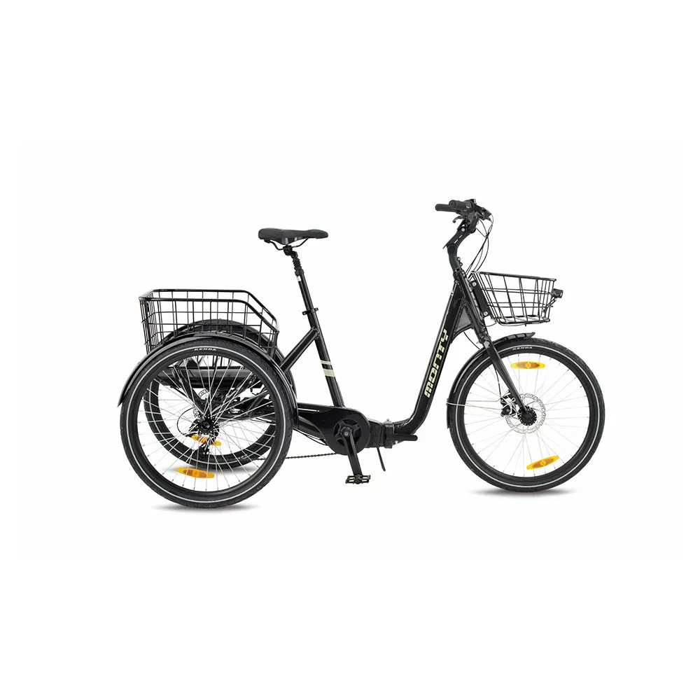 Monty Rocket 24 24´´ Sunrace Elcykel, Black / cobre / black, One Size, 540Wh