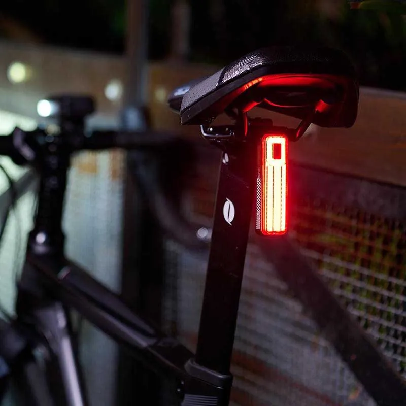 Moon Helix Max Bakljus, Black / red, 250 Lumens