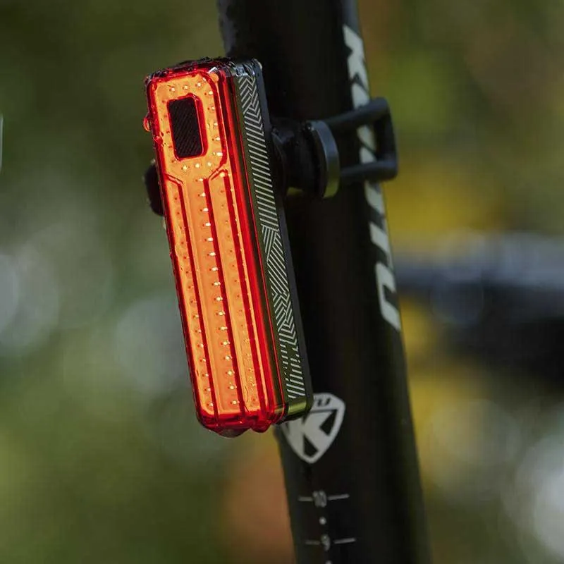 Moon Helix Max Bakljus, Black / red, 250 Lumens