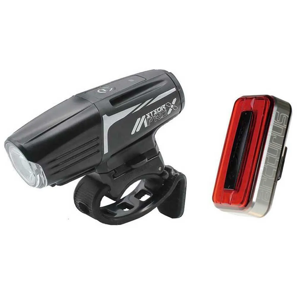 Moon Meror-x Auto Pro Cykellampset, Black, 600 Lumens Moon Meror-x Auto Pro Cykellampset, Black, 600 Lumens