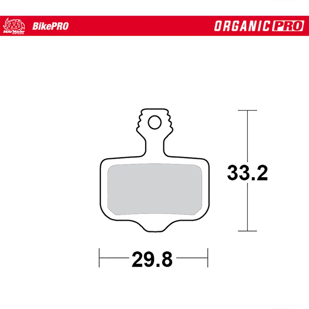 Moto-master 730633 Avid 2-piston Organiska Skivbromsbelägg, Grey, One Size Moto-master 730633 Avid 2-piston Organiska Skivbromsbelägg, Grey, One Size
