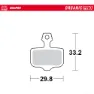 Moto-master 730633 Avid 2-piston Organiska Skivbromsbelägg, Grey, One Size